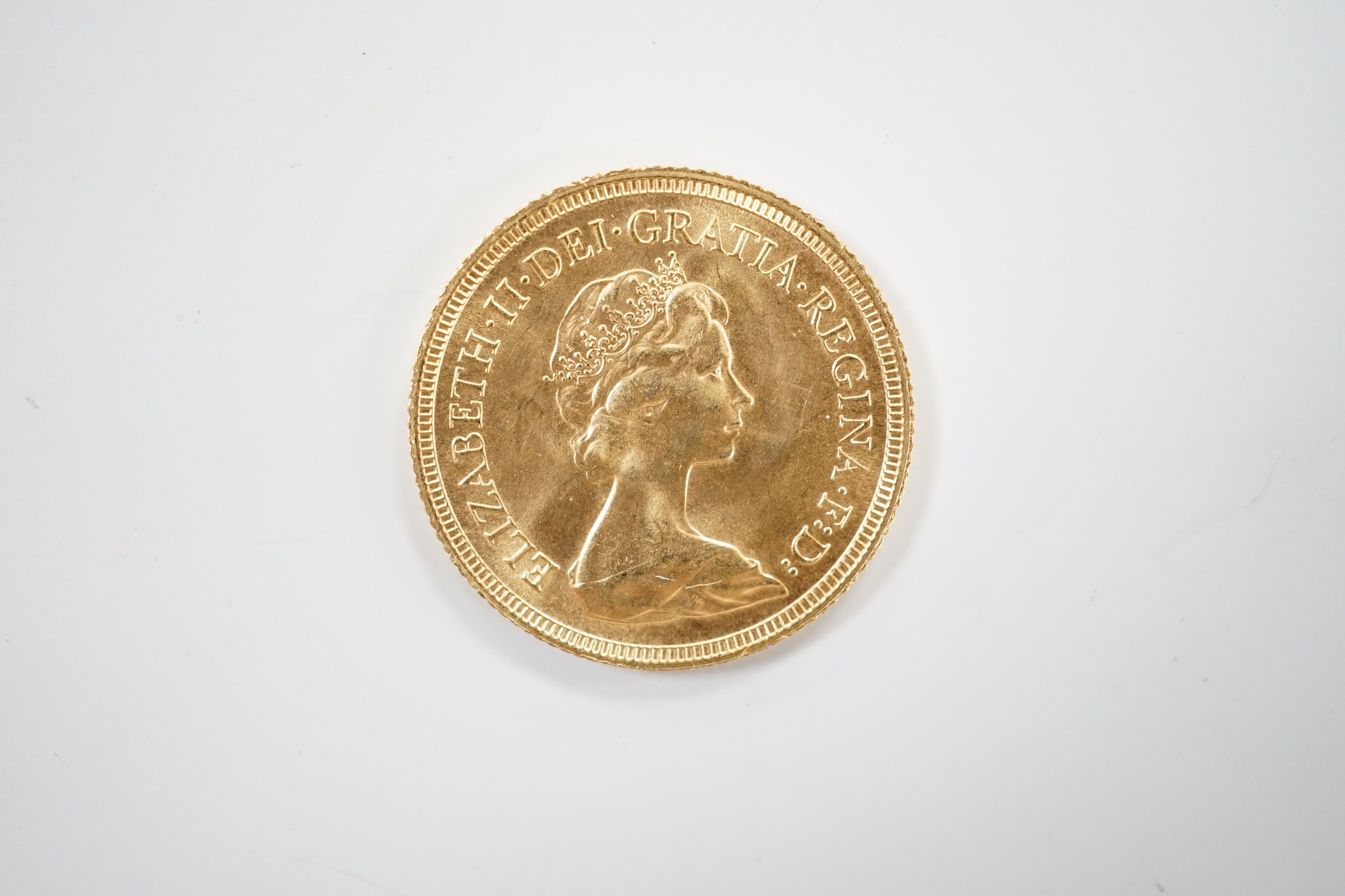An Elizabeth II 1981 gold sovereign